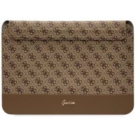 GUESS Futrola 4G Stripe Metal Logo, za prijenosno računalo 14", smeđa